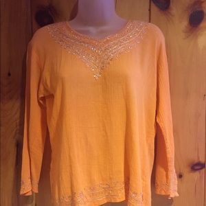 Ladies top with embroidery